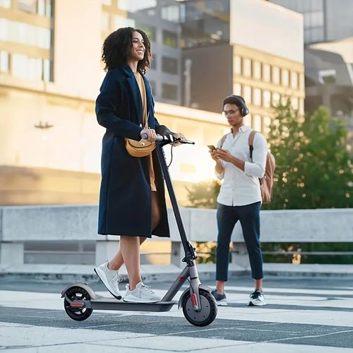 Electric Scooter - 500W Powerful Motor | 15 MPH Top Speed, 8.5” Solid Tires, Foldable Design