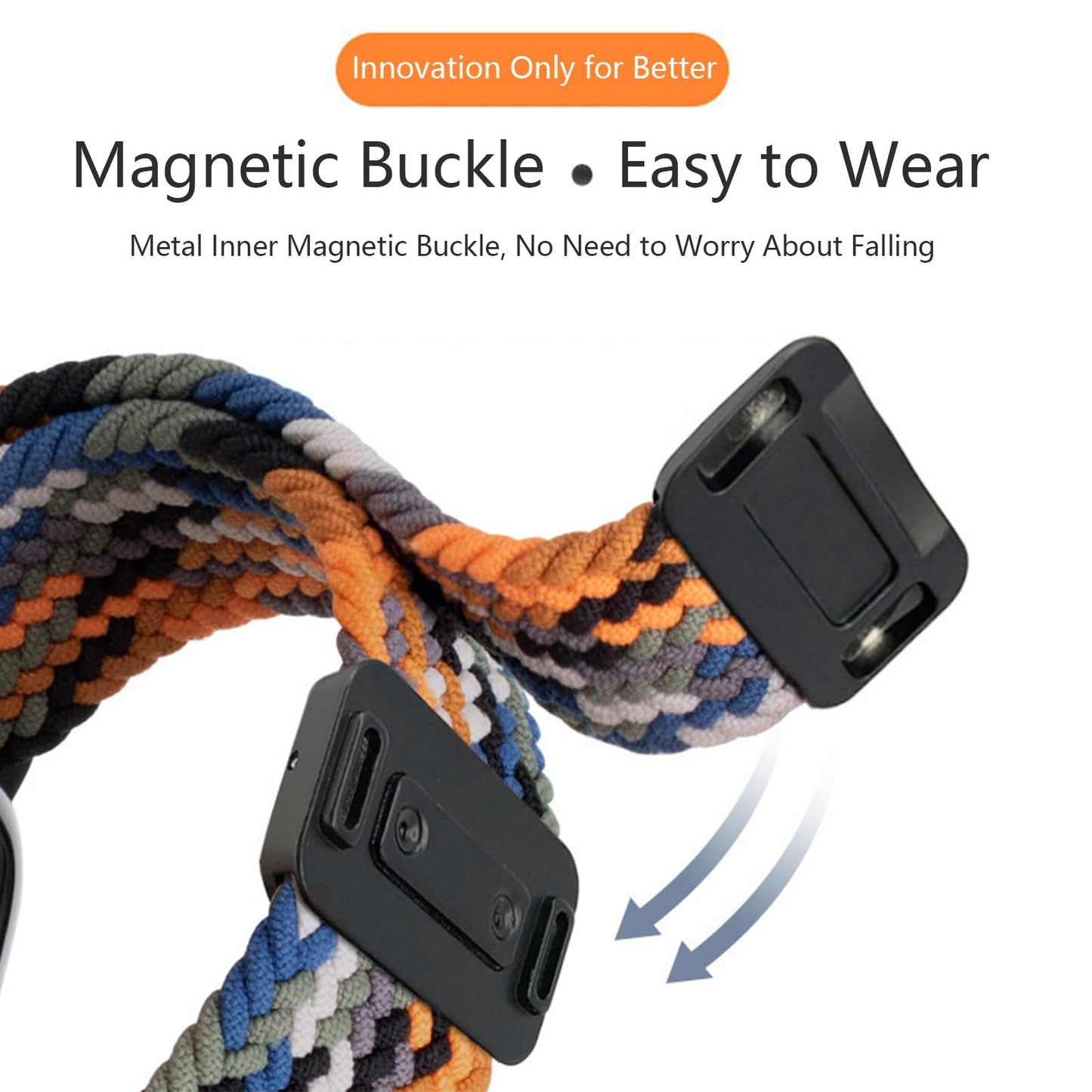 SUGARJAR 3 Pack Braided Straps Compatible with Gizmo Watch 3/2/1, Gabb Watch 3e/3/2/1, SyncUP Kids Watch, XPLORA X6/X6 Pro, Amigo 6, Cosmo JrTrack 5/4/3/2 SE/2/1, Ultra-Light Woven
