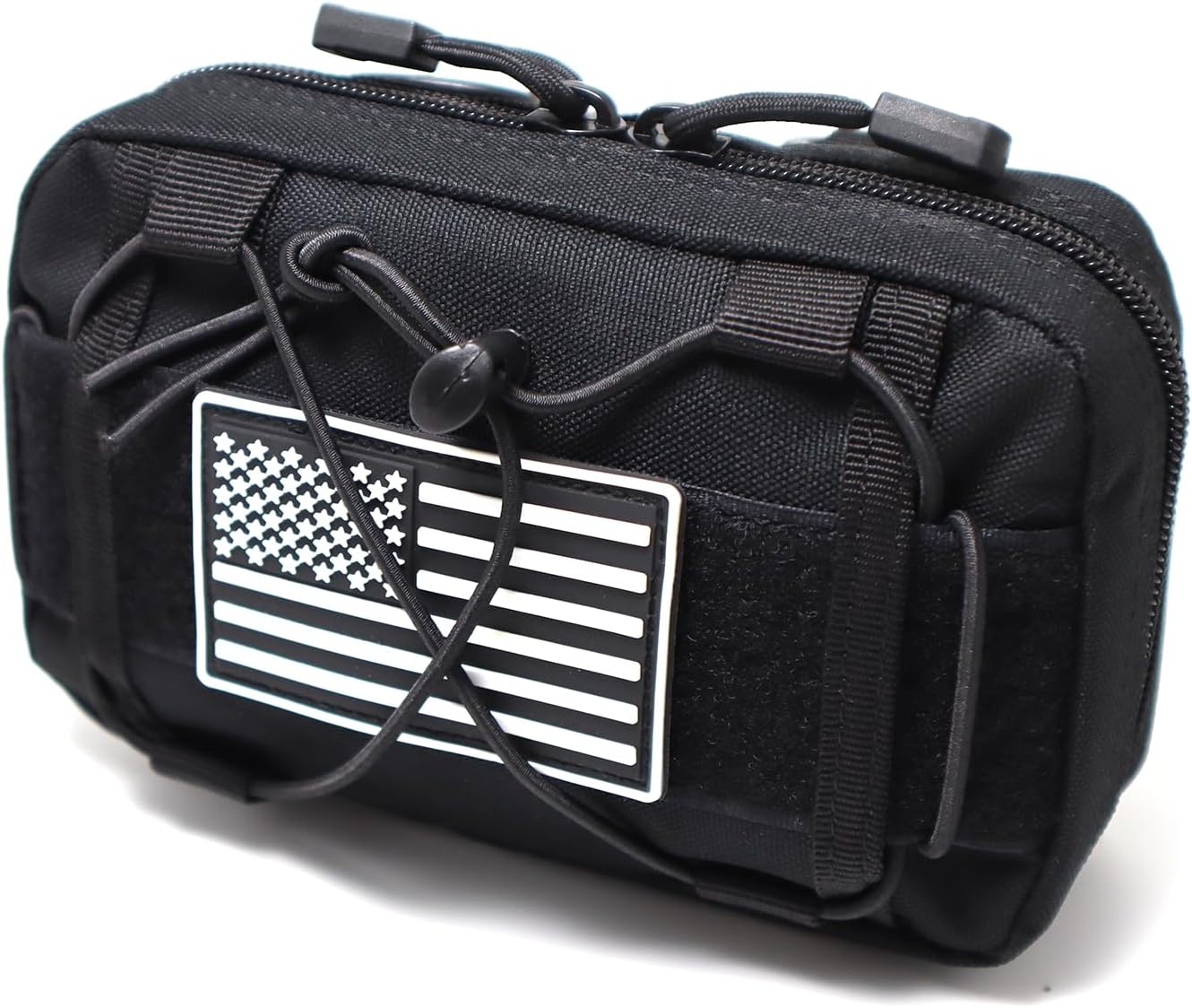 Skiennix Tactical Molle Admin Pouch - Compact Utility EDC Tool Bag | Small Waist Pack for Phones & First Aid
