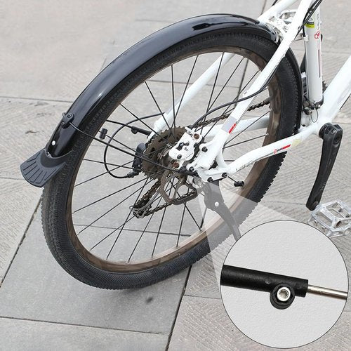 Fuzdaycu 4 Pieces Bikes Fenders Support Frame, Adjustable Bike Front Fork Holder Bikes Fenders Parts, Modification Extension Sleeve, Cycling Repair Parts Fork Mounting Adapter for Mountain Bike