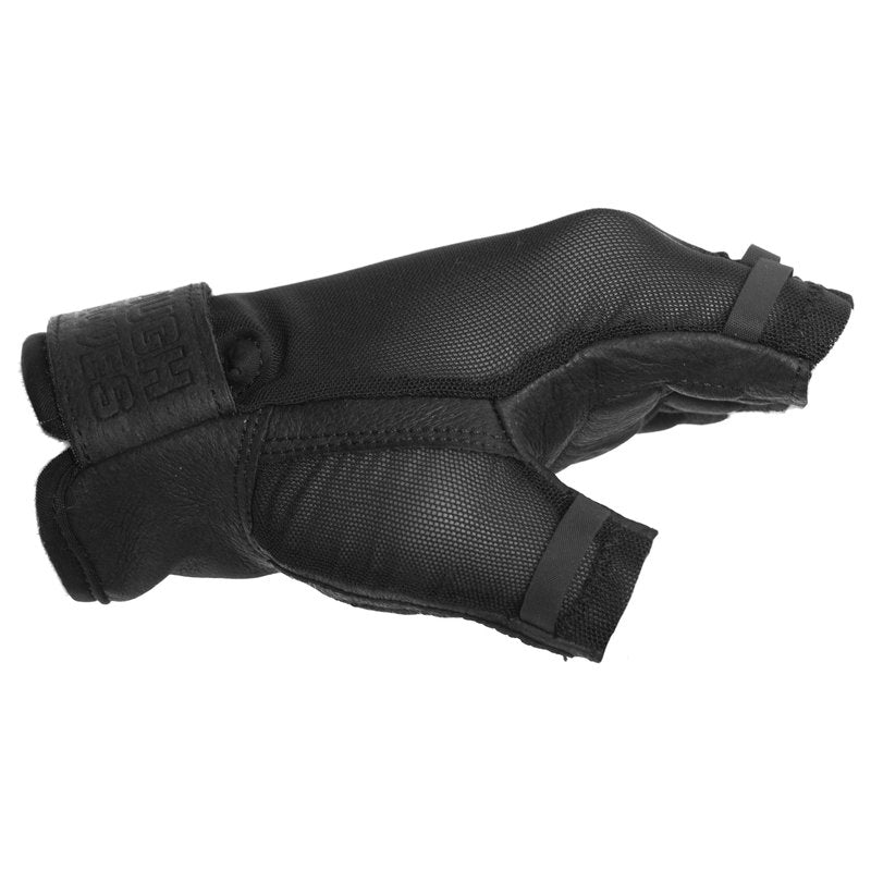 Superset Leather Workout Gloves for Weight-Lifting (Padded) Perfect for Gym Training (Breathable) (Black W/Black, 12 Mens 2XL)