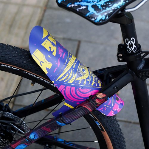 Chooee Bike Fenders,MTB Mud Guard，Front and Rear Bike Mudguard Fits 26", 27.5", 29" Plus Size and Fat Bikes.