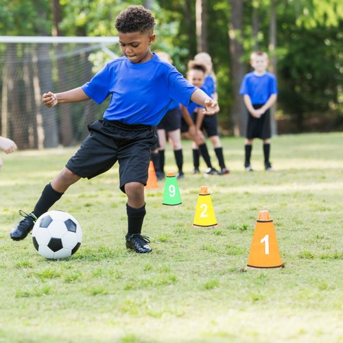 ibasenice 10 Pcs Numbered Cone Covers Sports Cones Covers Soccer Cone Collar Traffic Cones Training Marker Cone Number Cover for Soccer Basketball Football Outdoor Game