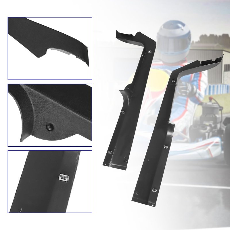 SEBLAFF Floormat Retainer Side Panel Set Replacement for Club Car Precedent Onward 04-15 Golf Cart 105314001 105314101