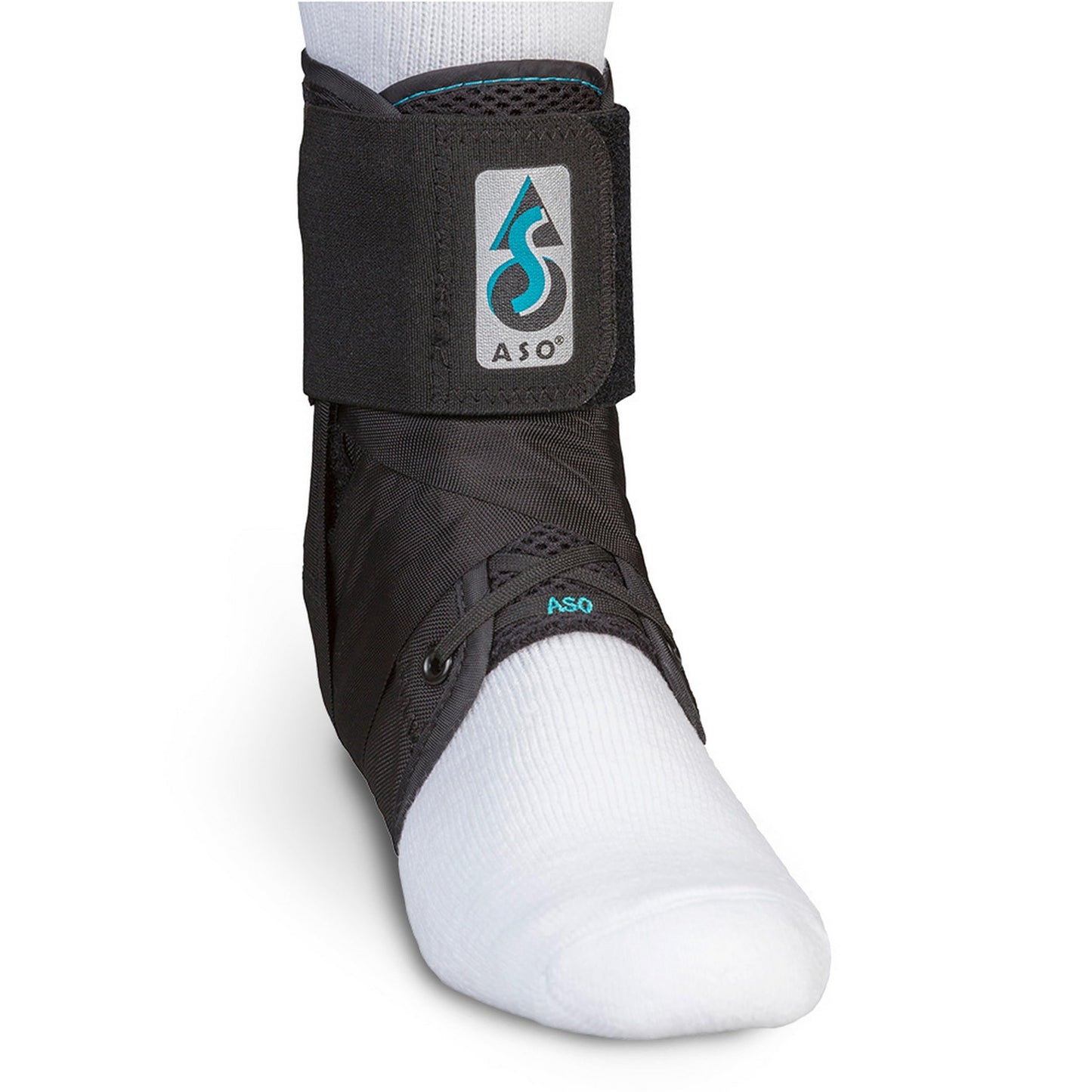 Med Spec ASO Ankle Stabilizer (XX-Small, Black) - Lace Up Ankle Brace for Ankle Sprain and Instability, Orthopedic Ankle Support for Men, Women, Adults, Teens and Kids, Sports Injury Recovery, 264019
