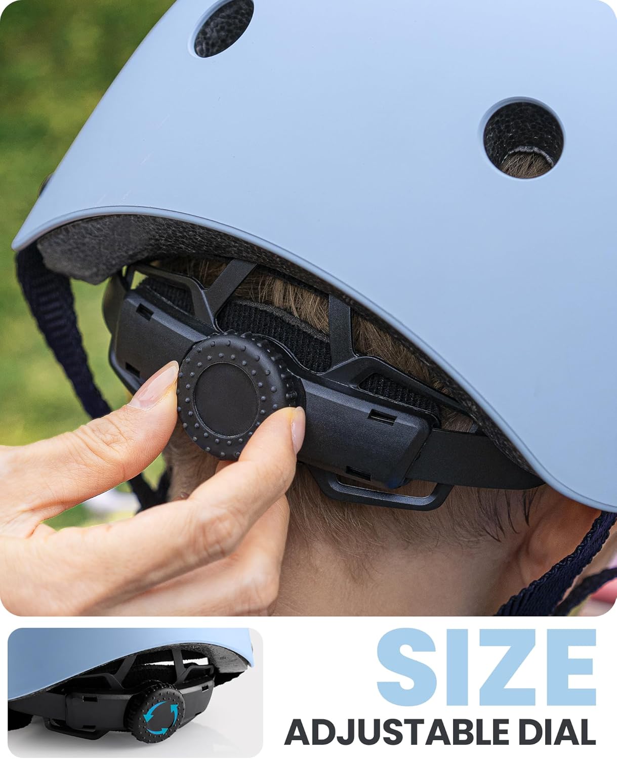 OutdoorMaster Youth Bike Helmet - Adjustable Multi-Sports Skateboard Protection | Removable Liners for Kids