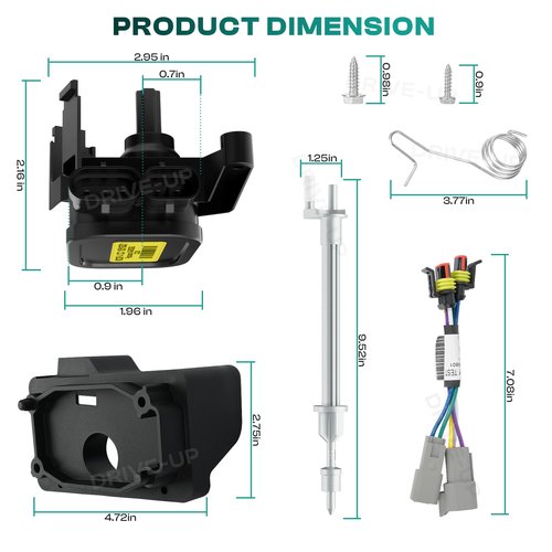 DRIVE UP MCOR 4 Conversion Throttle Potentiometer-Fits Club Car DS/Carryall/Tempo- AM293101, 105116301 (MCOR 4 Conversion Kit)