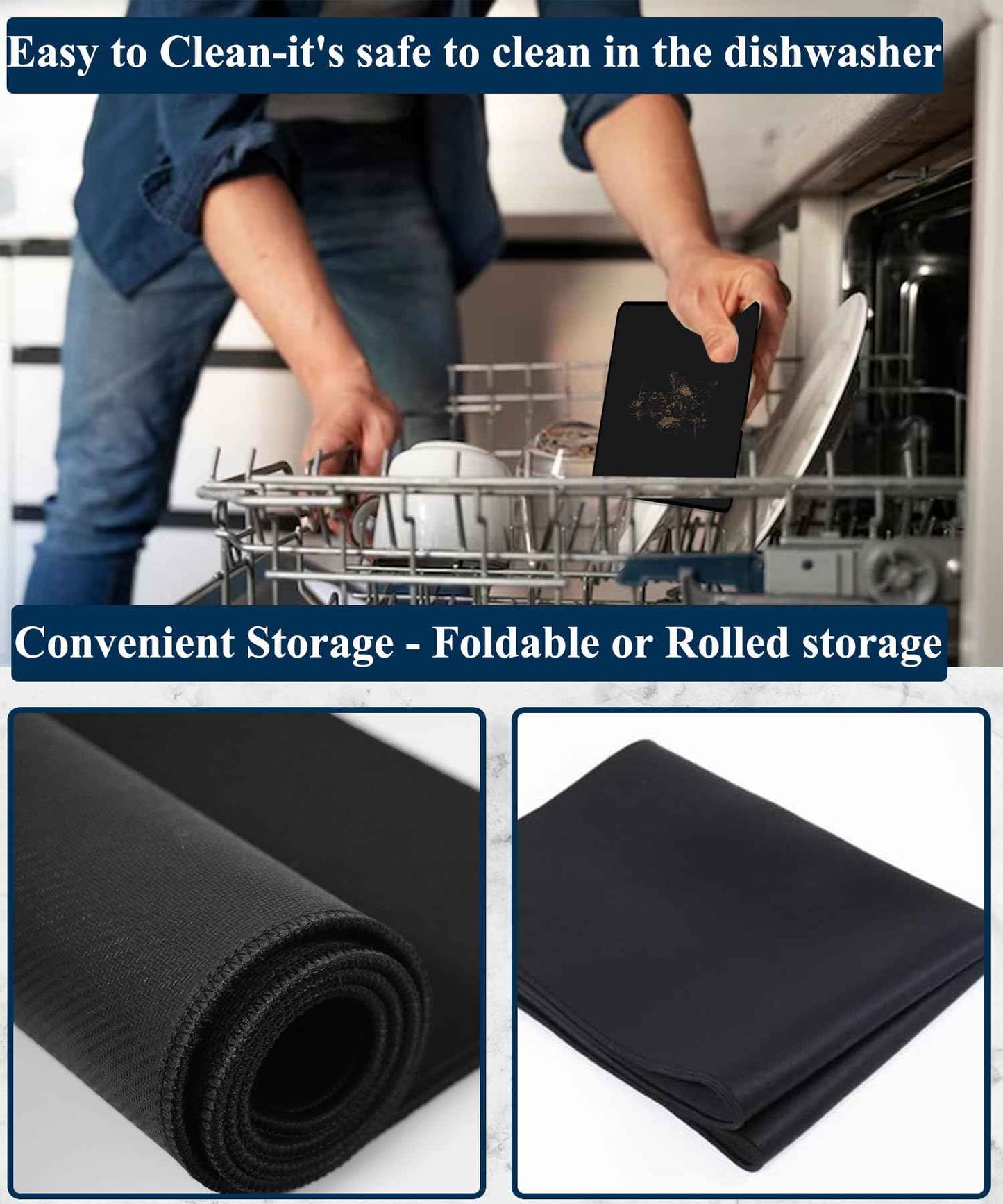 Stove Top Covers, Extra Large Stove Top Cover for Electric, Anti-Slip Waterproof Flat Top Oven Cover Mat Cooktop Cover Protector,Glass Stove Top Protector Expand Stove Space