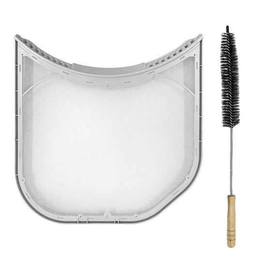 ADQ56656403 Dryer Lint Filter Compatible with LG WashTowers AP7012980 PS16546780 Dryer Lint Screen Trap with Vent Lint Brush - without Felt Seal