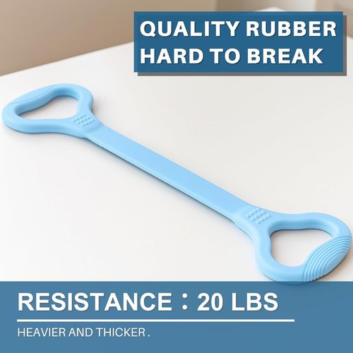LEZER Figure 8 Resistance Band - Versatile Fitness Elastic Rope for Arm, Back, Chest & Shoulder Workouts