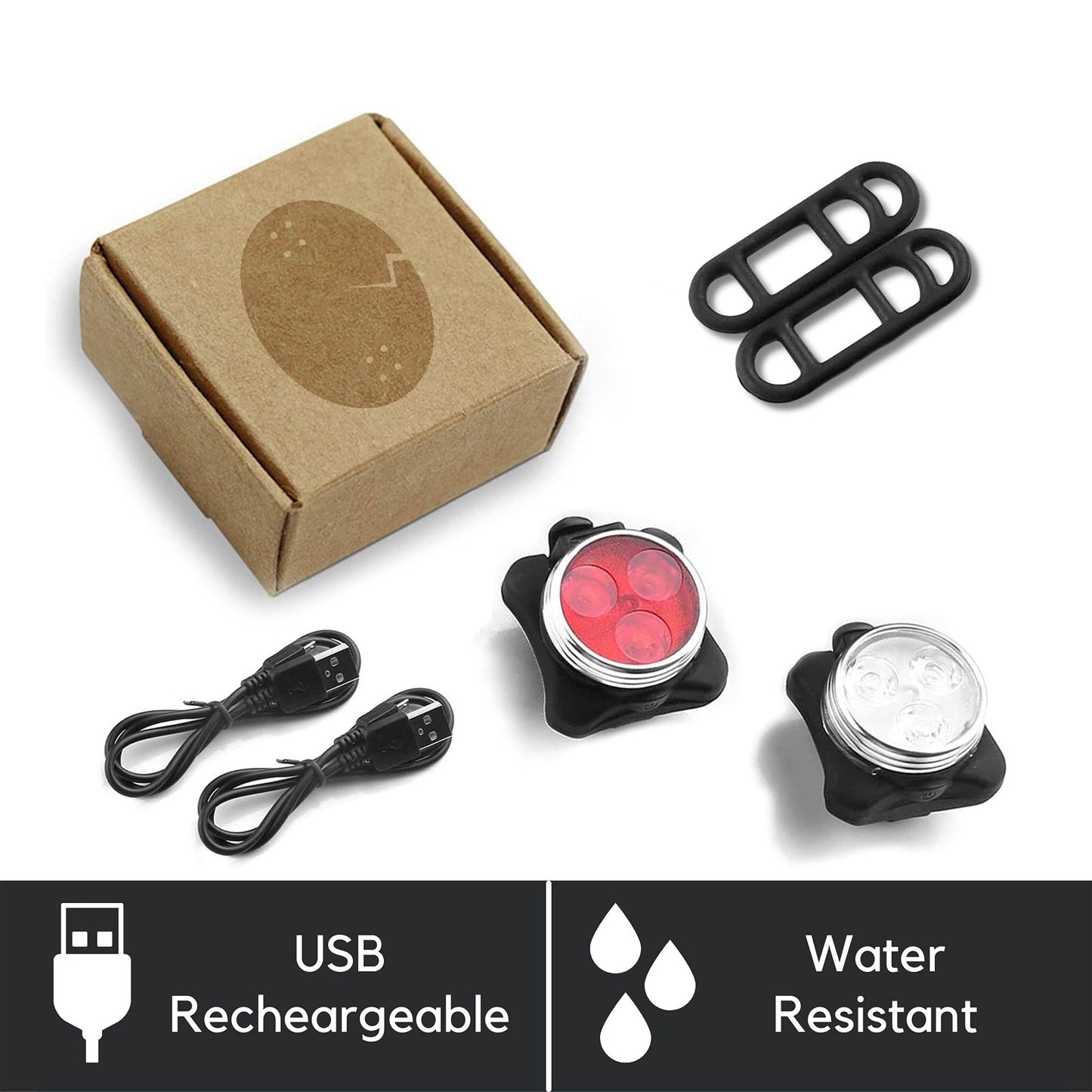Eggboards Electric Skateboard Lights for Night Riding. LED Skateboard Light Kit. Longboard Lights USB Rechargeable. Skate Board Headlight Front and Back. Ideal Electric Skateboards Accessories