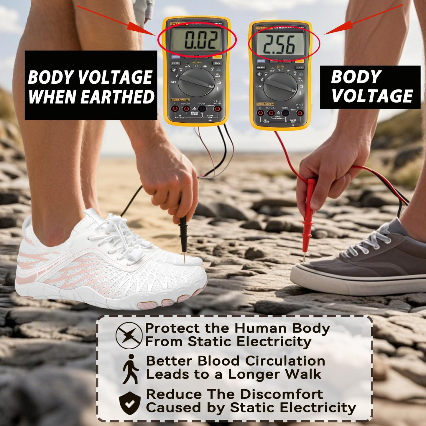 ELETON Barefoot Shoes Women Men Footwear, Wide Toe Box Hiking Zero Drop Non-Slip Quick-Dry River Boat Pool Beach Water Shoes, Lightweight Swimming Running Walking Sneakers Unisex