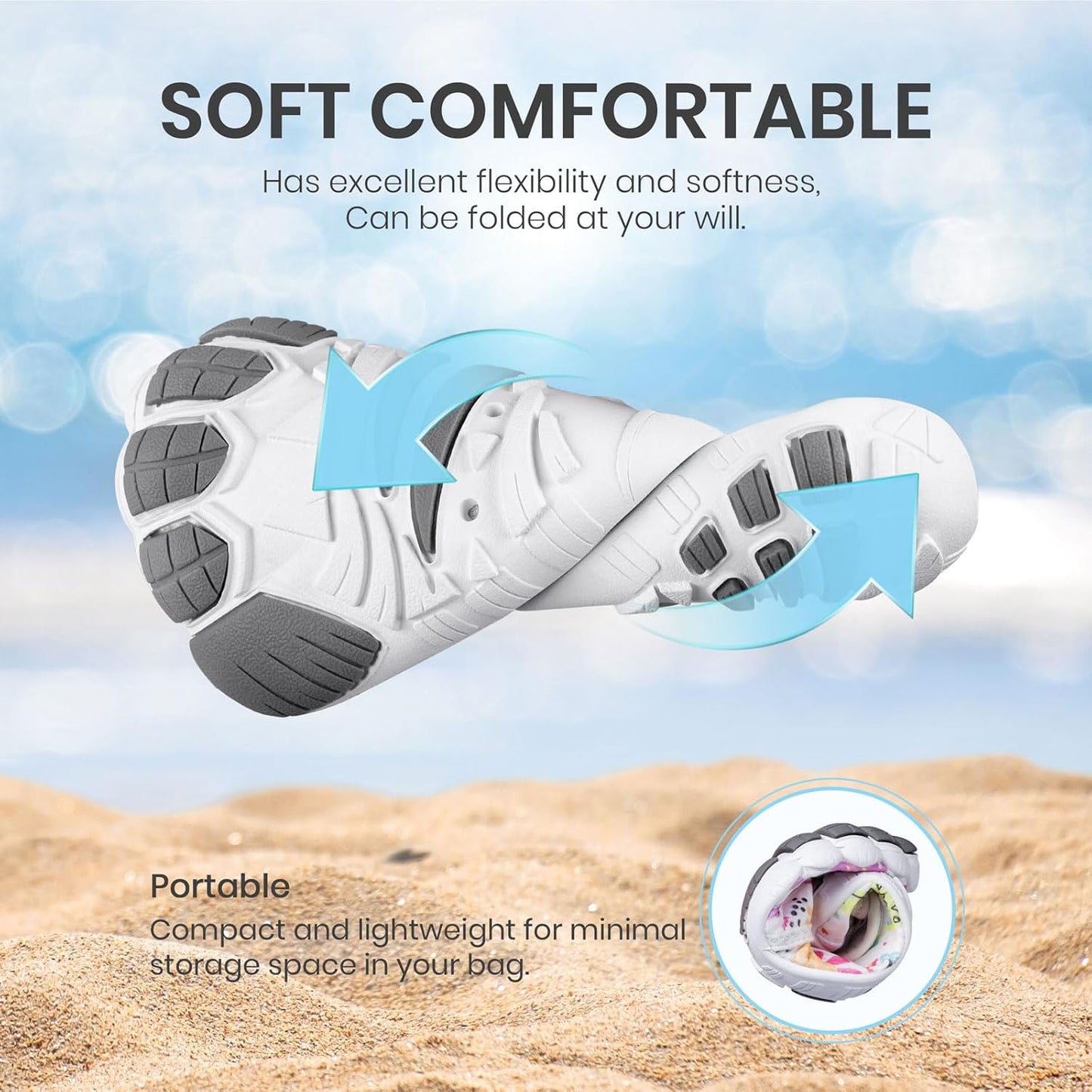 SEEKWAY Barefoot Water Shoes for Kids - Quick-Dry, Non-Slip Sand Shoes for Hiking & Beach | Toddler Sizes