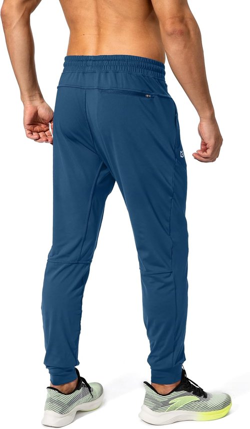 G Gradual Men's Athletic Sweatpants - Zipper Pockets for Soccer, Running & Workout | Comfortable Joggers