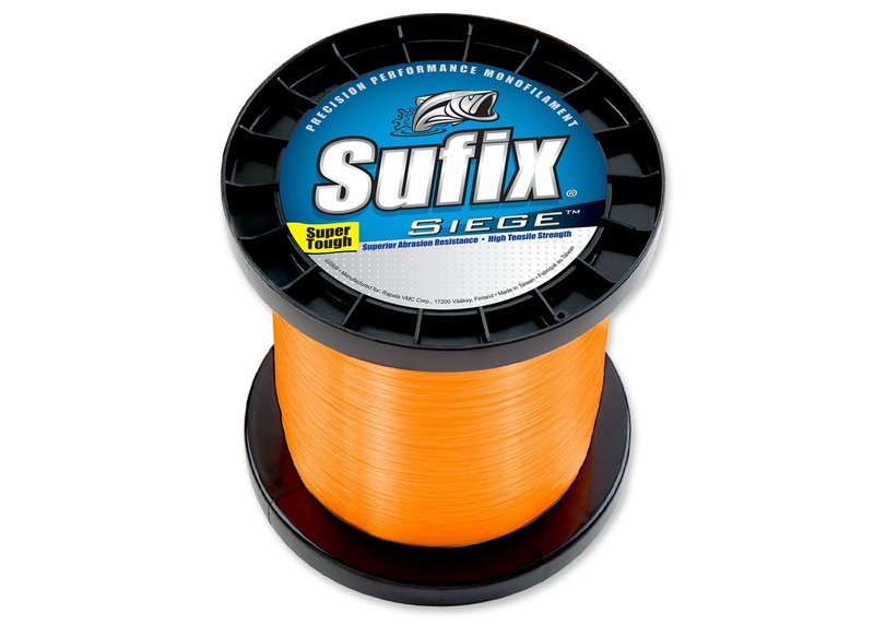 Sufix Siege 3000-Yards Spool Size Fishing Line (Tangerine, 20-Pound)