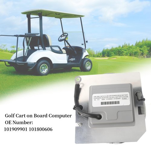 HLBTK 101909901 Golf Cart on Board Computer 48V OBC Drive Power Fit for Club Car DS Models 1998 1999 2000 2001 2002 2003 2004 3 Pin Plug