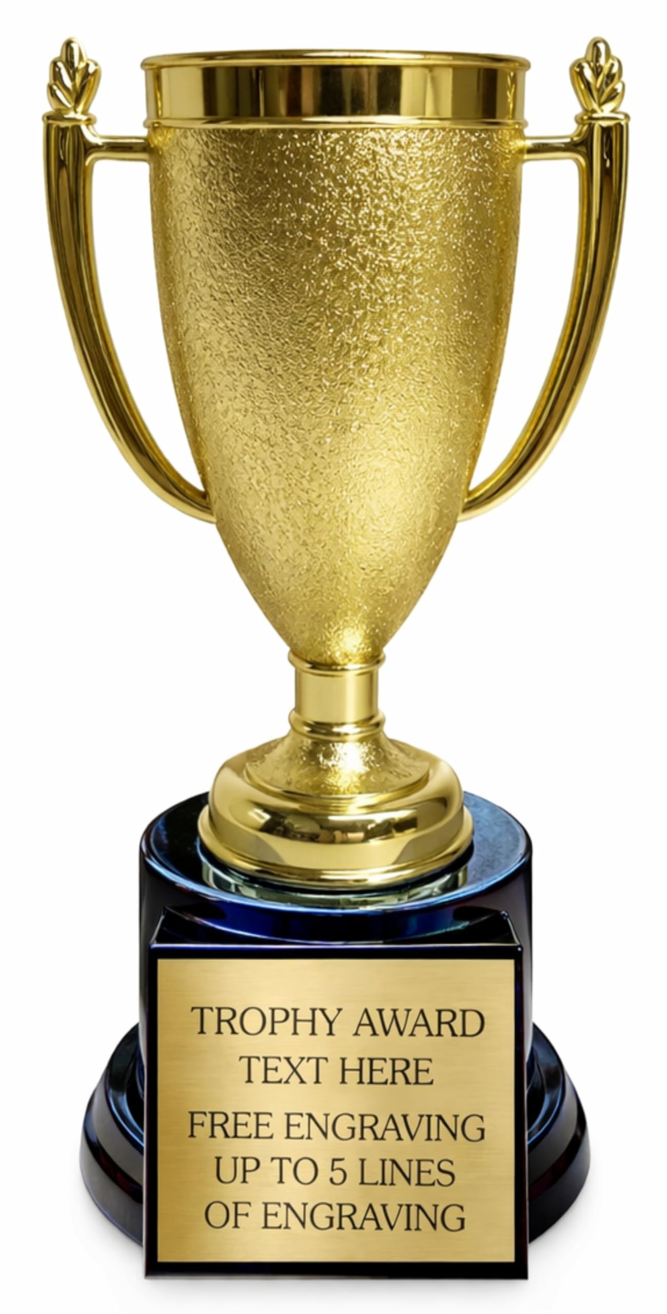 Personalized Trophy Cup with Custom Engraved Plate – 7.5" Gold Award Cup Trophy – Custom Engraving for Team Awards, Sports Tournaments, Employee Recognition