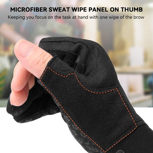 VisionTac Utility Tactical Half Finger Gloves Lightweight Impact Resistant Airsoft Paintball Gloves for Shooting Hiking