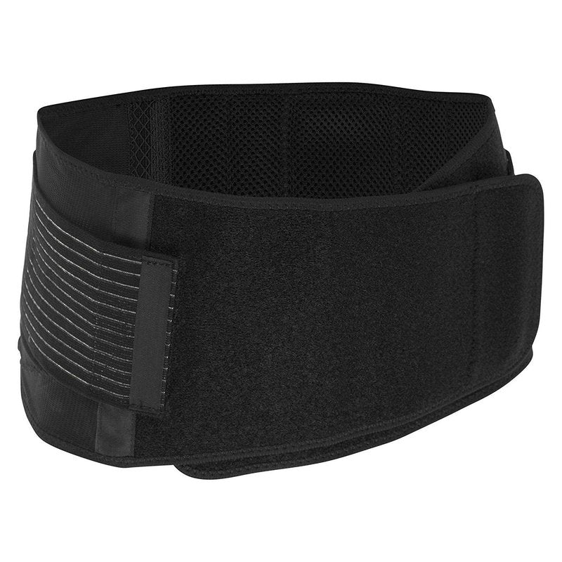 ACE - 902002 Adjustable Back Brace, Stabilizing Support and Comfort, Adjustable, Breathable, Full Range of Motion, from America's Most Trusted Brand of Braces, Black