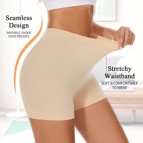 FRESBEIT Slip Shorts for Women - Anti-Chafing Boyshorts for Smooth Comfort | Versatile Under Dress Wear