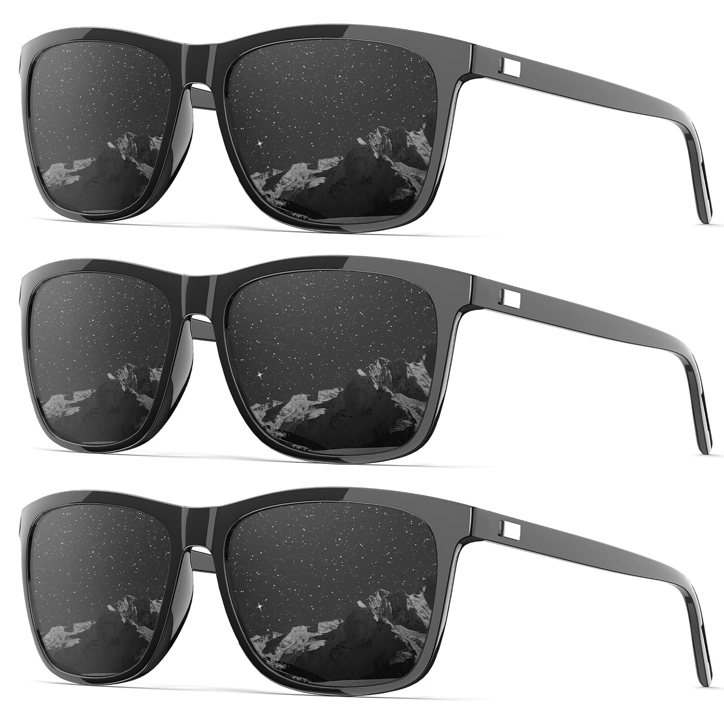 KALIYADI Mens-Sunglasses Polarized Sunglasses-Men Women: Classic Sun glasses with UV400 Protection for Driving Golf Fishing