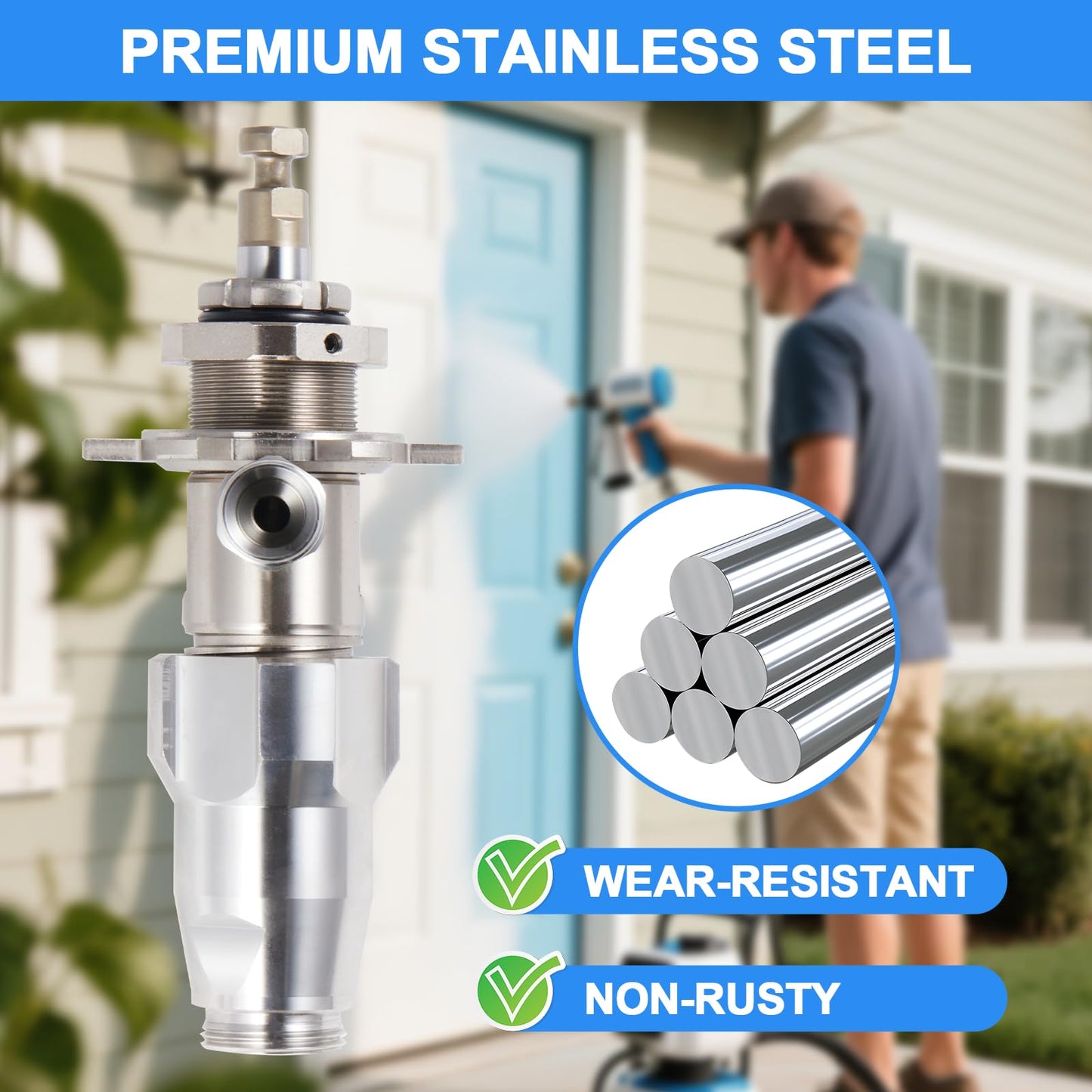 17C487/17C721 Airless Paint Sprayer Pc Pump Parts,Compatible with Graco 17C487, 17C721, 210ES, 210PC, 230PC, 390PC, 395PC, 490PC, 495PC, 595PC Pro Sprayers Airless Spray Pump