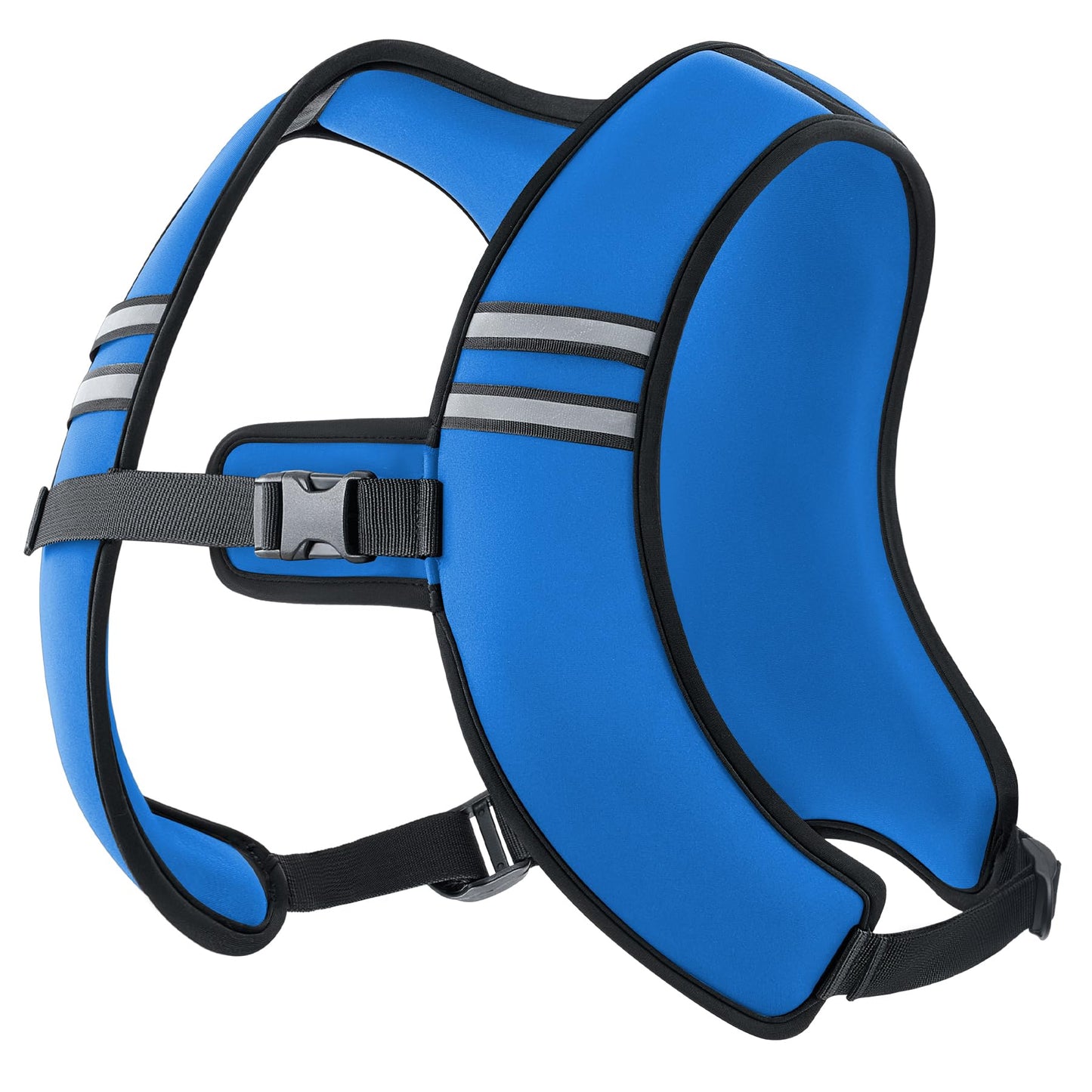 ZELUS Weighted Vest, Washable Z-Fit Soft Iron Weighted Vest for Women and Men, 5/10/15 lb Weight Vest with Reflective Strips & Adjustable Straps, Ultra Thin Weight Vest for Gym Strength Training (10lb) Light Blue