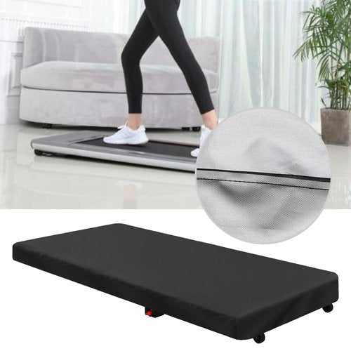 Aynaxcol Under Desk Treadmill Cover 420D Walking Pad Covers Waterproof Protective Dust-Proof for Home Walking Treadmill Indoor Outdoor Office Under Desk Running Machine (Black 55 x 28 x 6 Inch)