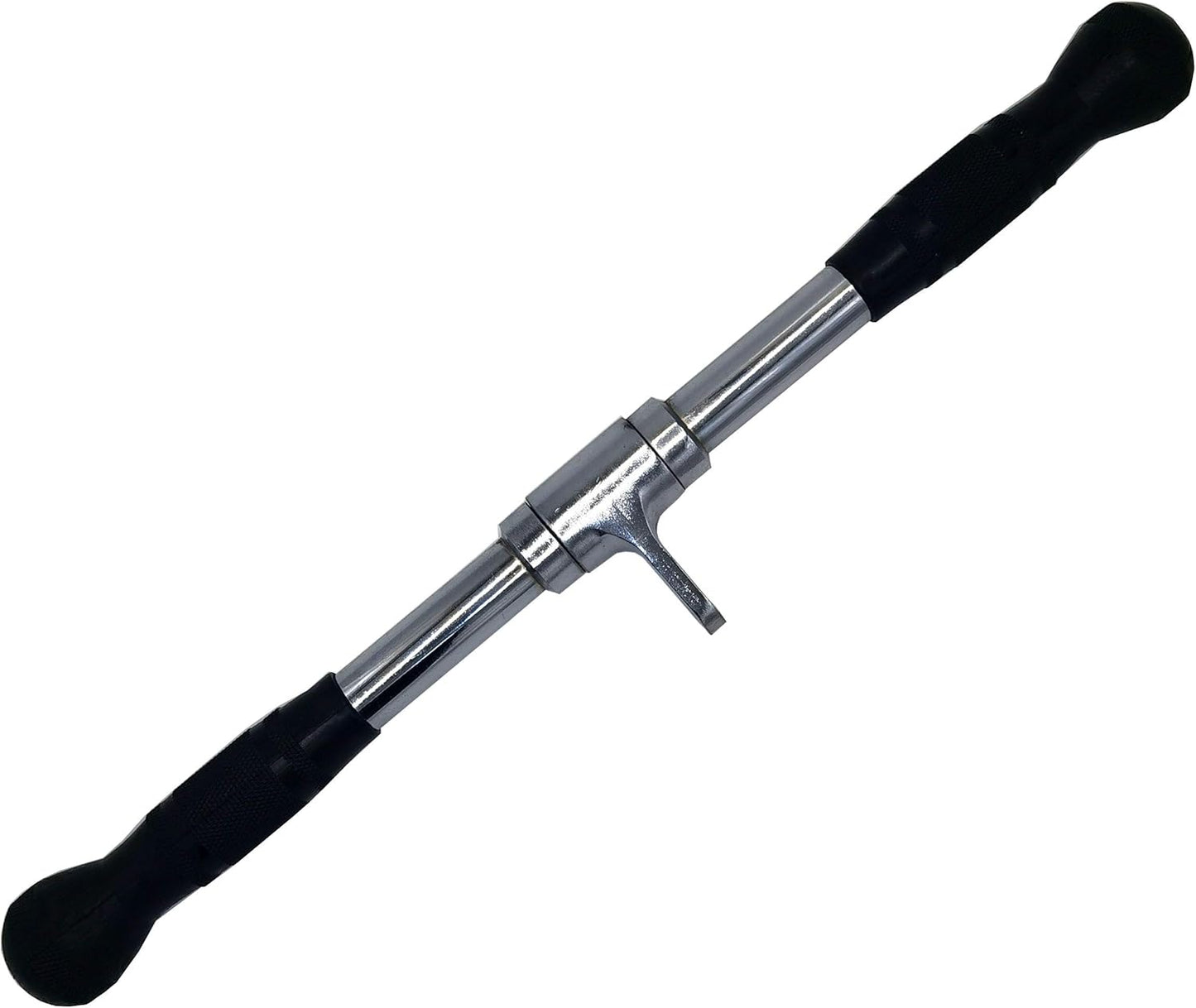 Wide Grip LAT Pull Down Bar | Chrome Plated Steel Cable Attachment for Home Gym - 880lb Capacity