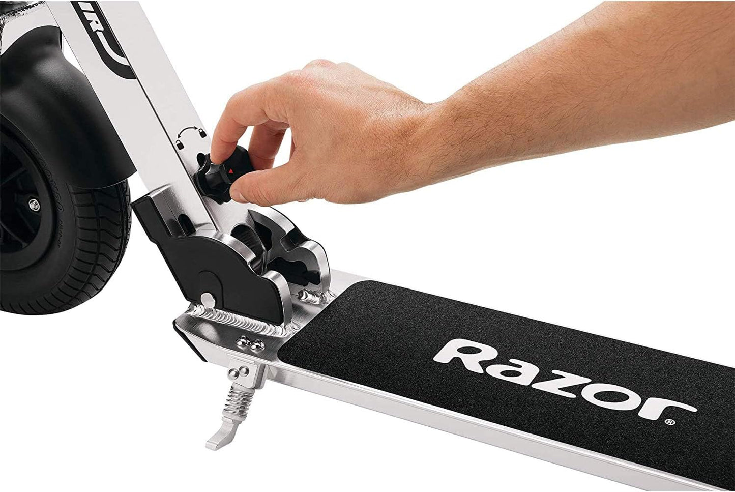 Razor A5 Air Kick Scooter - Extra-Long Deck, 8" Pneumatic Wheels | Foldable & Lightweight for Ages 8+