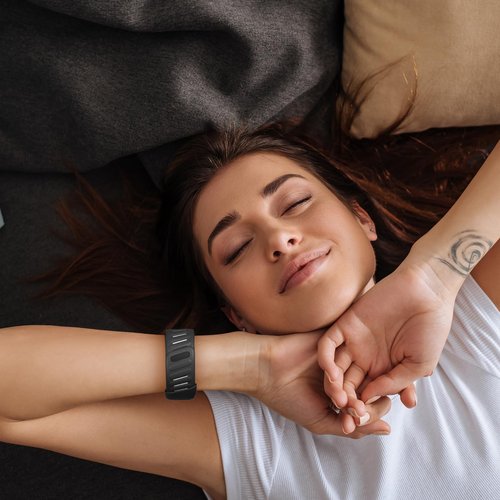 HQzon Silicone Watch Band Compatible with WH00P 4.0 and Whoop 3.0, Soft Waterproof Sport Watch Band for Men and Women