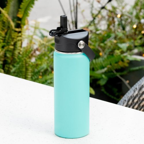Soledea 2 PACK Flip Top Replacement Straw Lid for Hydro Flask Wide Mouth - Compatible with 12 16 18 20 32 40 64 oz, Flexible Handle, Leak-Proof Sport Cap Accessories