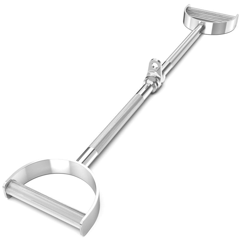 Synergee Pro-Style Lat Bar Cable Attachment. Universal Attachment for Cable Machines. Pull Down/Press Down Bar Accessory. Available Sizes 24”, 34” and 38”