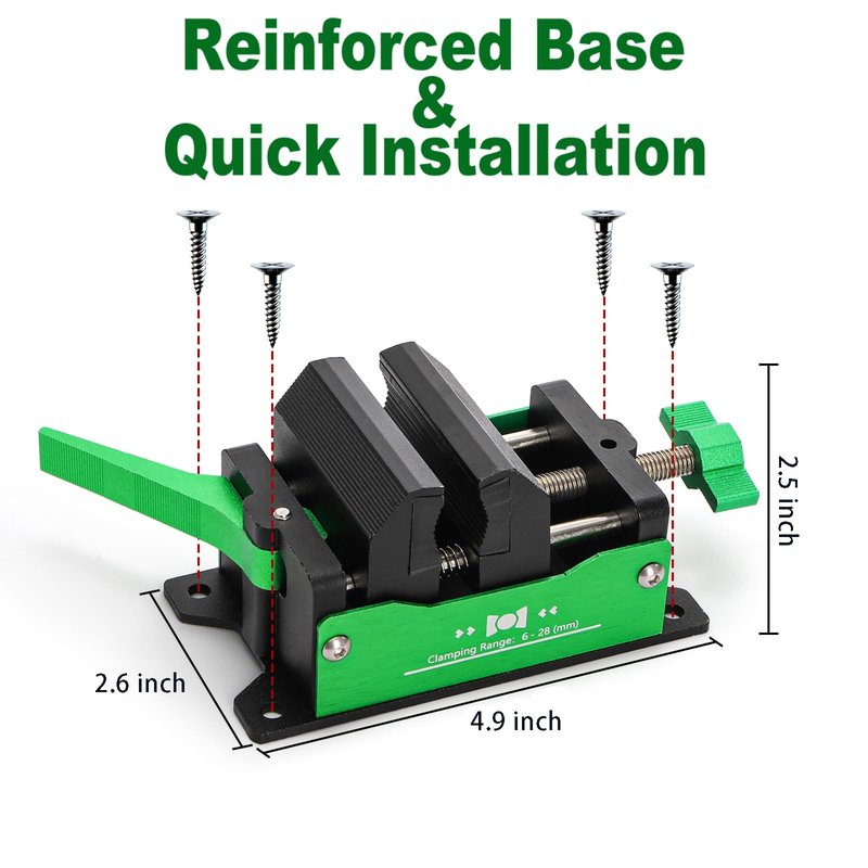 Nicunom Golf Club Regripping Pro Kit, Aluminum Club Vise Clamp Quick Release Golf Shaft Clamp Grip Vice Golf Grip Removal Tool for Home or Workshop