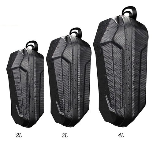 gotosee Universal Electric Scooter Bag/Handlebar Bag,Scooter Storage Bag,EVA Hard Shell Bags Waterproof Reflective Electric Scooter Storage Bag,Bicycle Bag Electric Skateboard Bike Accessories (2L)