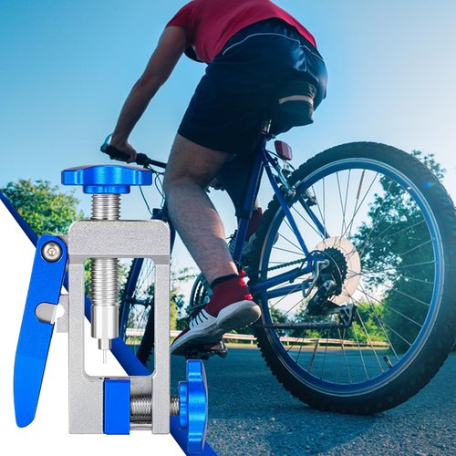 SYWAN Bike Hydraulic Brake Tool Kit, Hydraulic Brake Hose Cutter 2 in 1 Bicycle Hydraulic Line Cutter Bike Brake Hydraulic Hose Fitting Insert Tool Barb Olive Tool Disc Brake Tool Kit for Bicycle