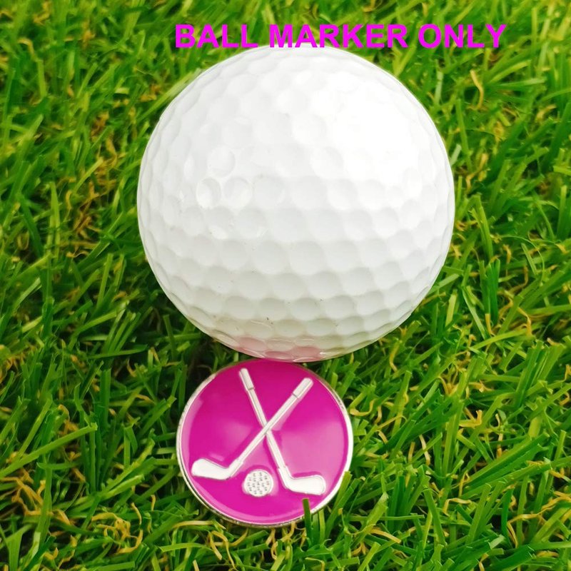 GOLTERS Golf Ball Markers Assorted Patterns Value Pack of 12 Golf Gifts, Golf Cap Clips and Divot Repair Tools Parter Accessories Sets for Men Women Golfer (Golf Club Ball Markers)