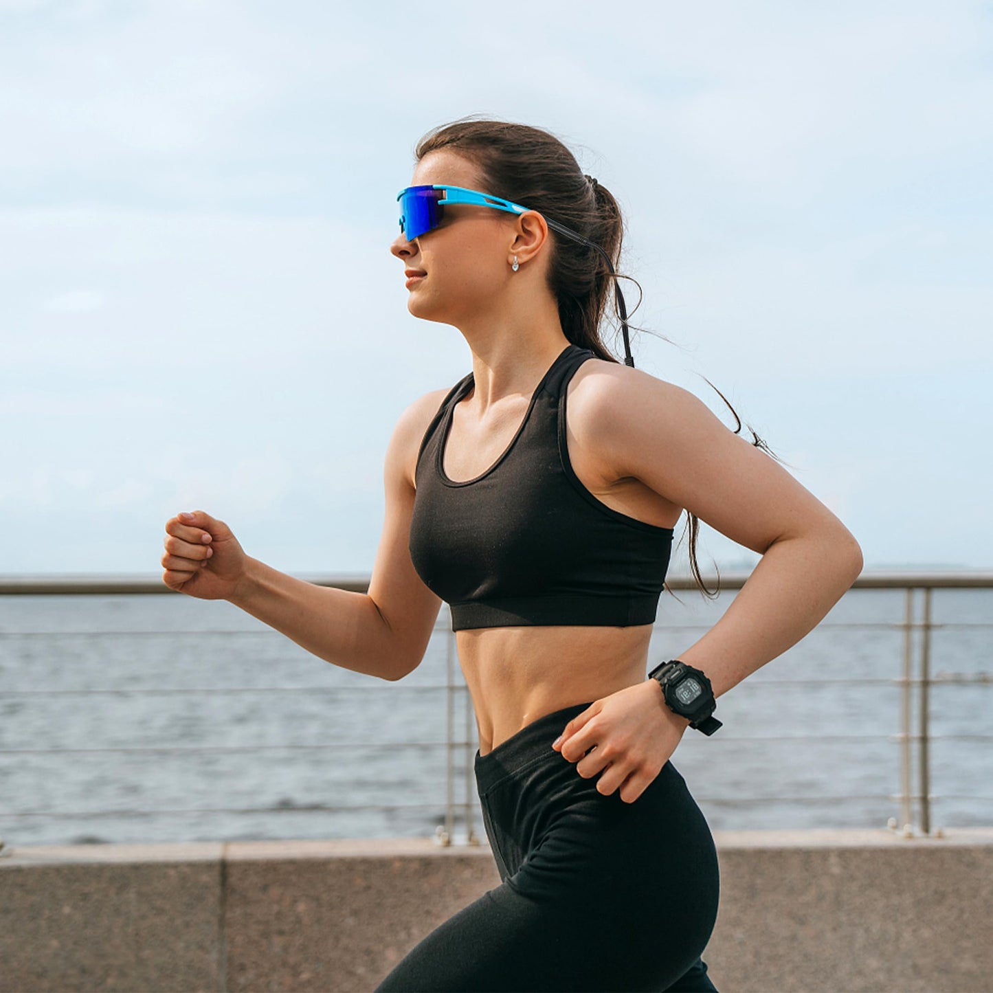 Eyeglasses Strap, 4 Pcs Soft Silicone & Nylon Sunglasses Strap with Adjustable Sliding Bead, Lightweight & Durable Glasses Chain for Sports, Fits Most Frames, Ensures Safety & Comfort