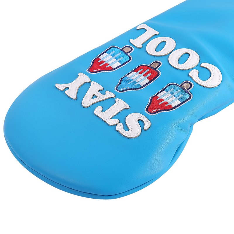 SHABIER Blue Stay Cool Golf Head Cover with Ice Pop Design for Golf Head Clubs (for Hybrid)
