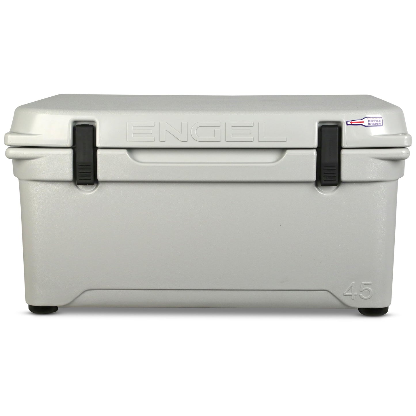 Engel Coolers ENG45 Cooler | 40 Can High Performance Durable Seamless Rotationally Molded Ice Box for Camping, Hunting, and Fishing - Haze Gray