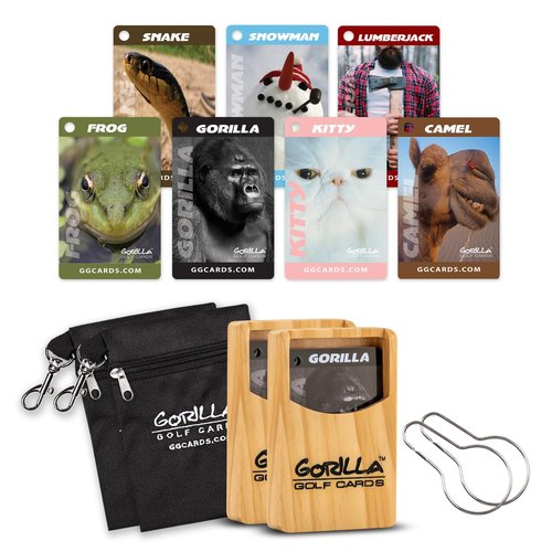 Gorilla Golf Cards 2 Pack - The On-Course Golf Betting Game