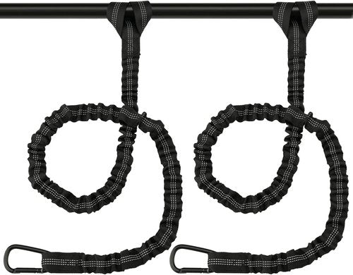 Apeso Kayak Paddle Leash - Durable Fishing Lanyard Tool with Carabiner | 2 Pack