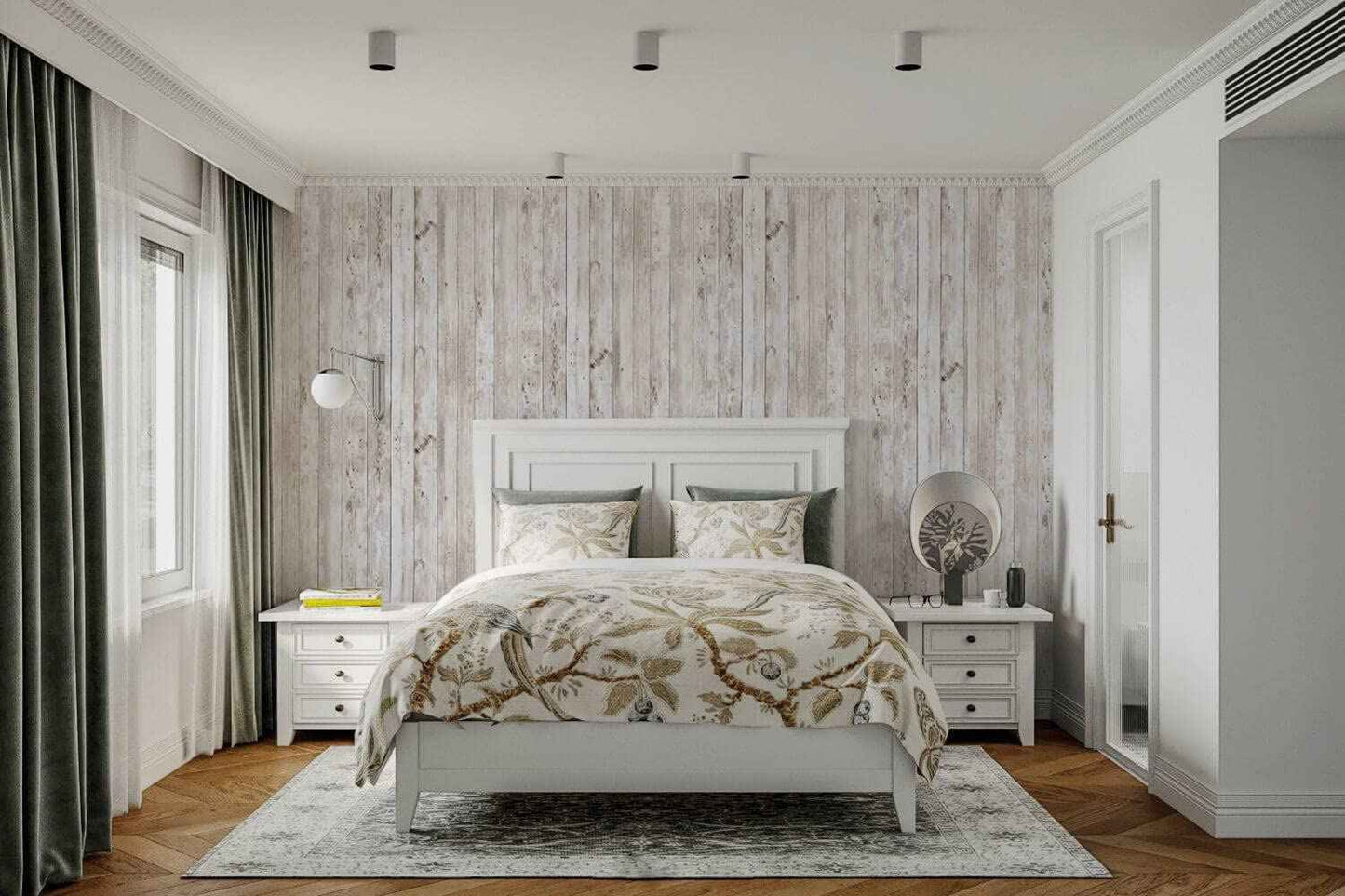 Heroad Contact Paper Peel and Stick Wallpaper Wood Grain Contact Paper for Cabinets Countertop Waterproof Removable Wallpaper Self Adhesive Decorative Shiplap Papel Tapiz para Pared 11.8''x276''