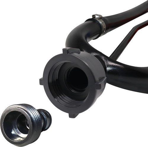Dual Feed Muff Style Boat Motor Flusher - Antifreeze Winterization & Water Flush | 5/8 Inch Hose Connection