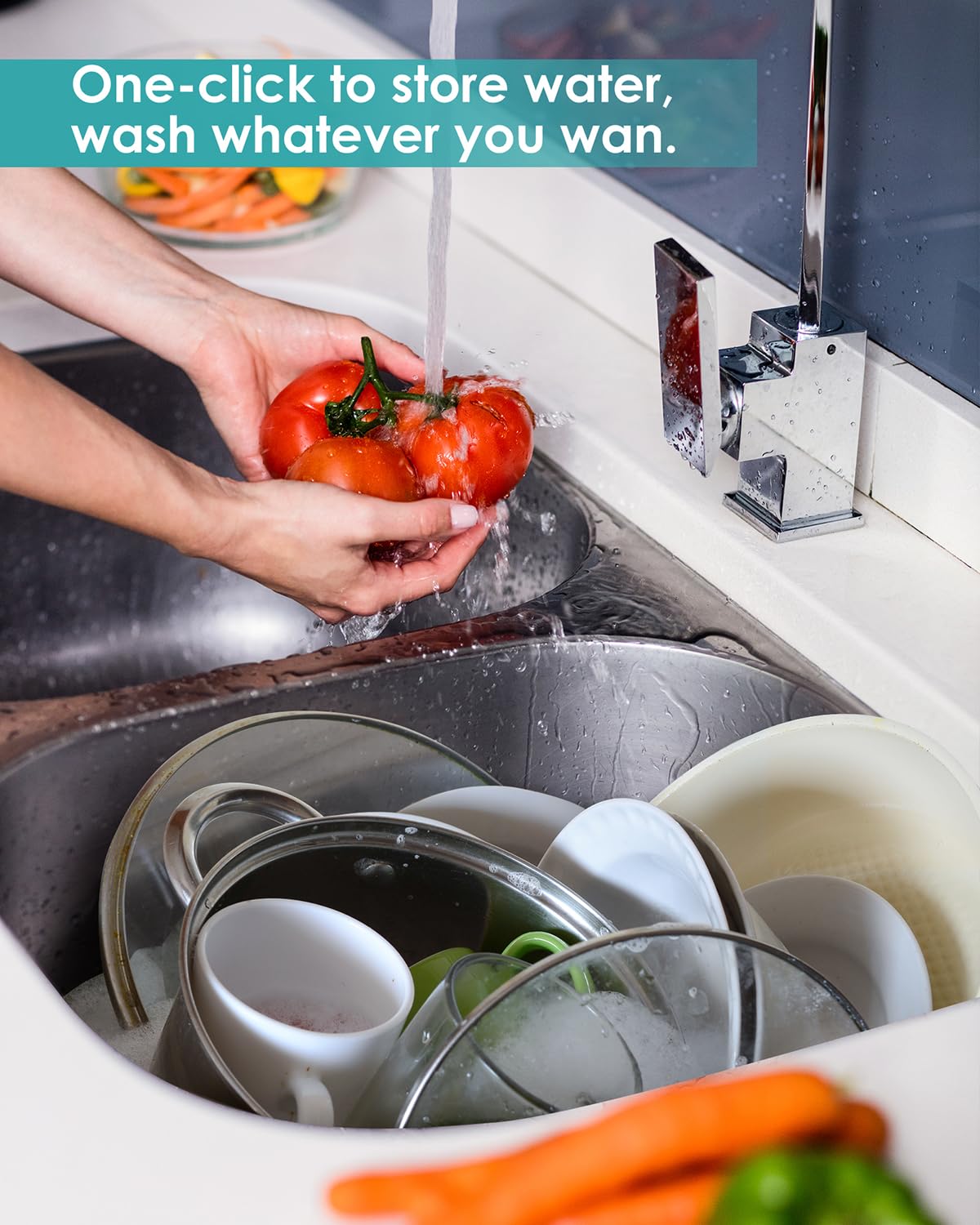 Drifop 3 in 1 Kitchen Sink Stopper and Strainer Combo, Pop Up Stainless Steel Kitchen Drain Strainer, Anti-Clogging Sink Strainer Basket with Handle for Standard 3-1/2 inch Drain, 1Pack