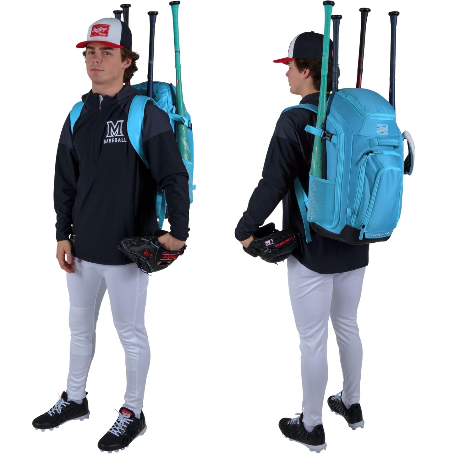 Rawlings | LEGION 2.0 Player's Backpack | Baseball/Softball | GRAPHITE