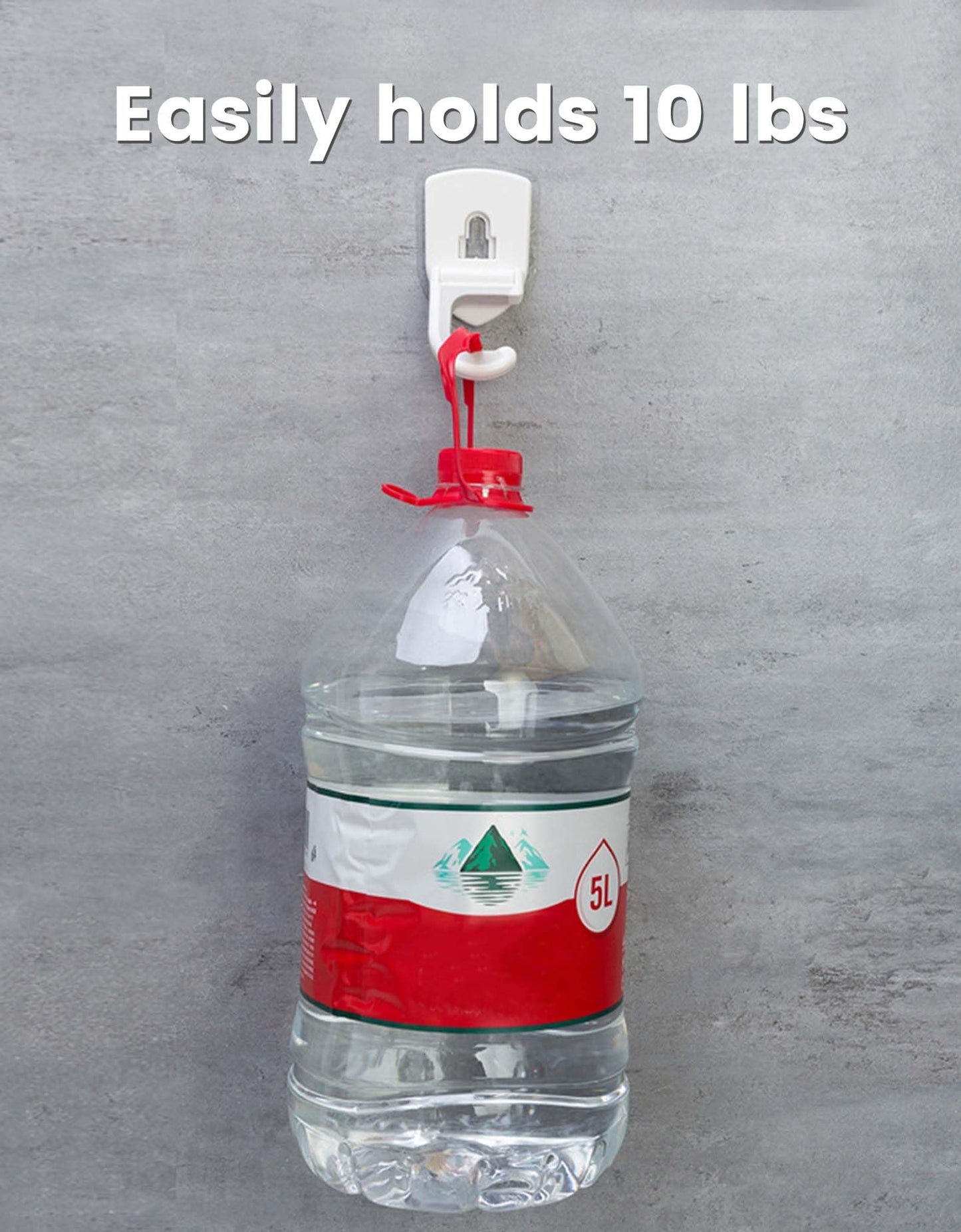 ROCKYGFI Broom Holder Wall Mount Self Adhesive, Broom and Mop Organizer Wall Hanging, No Drilling Anti-Slip Broom Hook Over Door for Home, Kitchen, Garden, Garage Storage 5-Pack