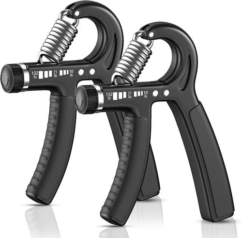 FitBeast Grip Strength Trainer - Adjustable Hand Grip Strengthener for Rehab & Strength Training | 10-132 lbs Resistance