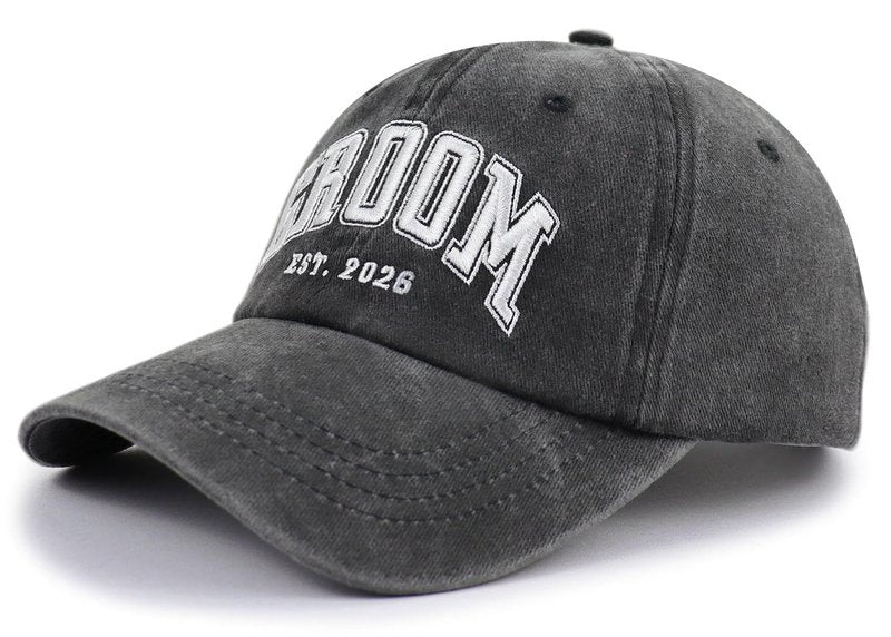 Wedding Gifts for Couples, Groom Bride Est 2026 Baseball Cap, Newly Wed Mr Mrs Just Married Hat, Groom Bride to Be Gifts for Newlyweds Hubby Wifey Her