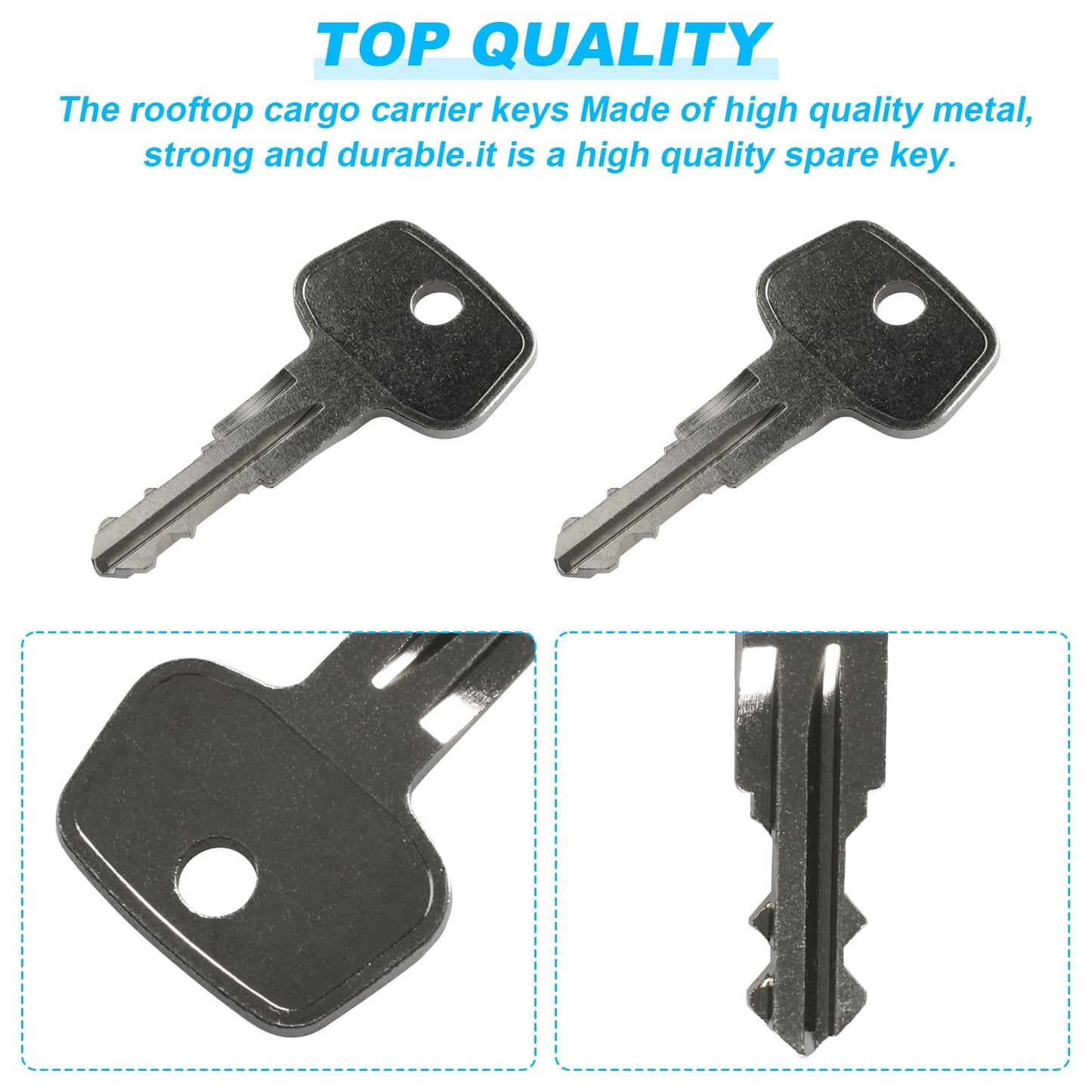 N008 Series Frame Key,Roof Rack Replacement Key,Replacement Keys for Thule Ski, Roof,Cargo Box, Carrier Racks and Crossbars [Code N008]
